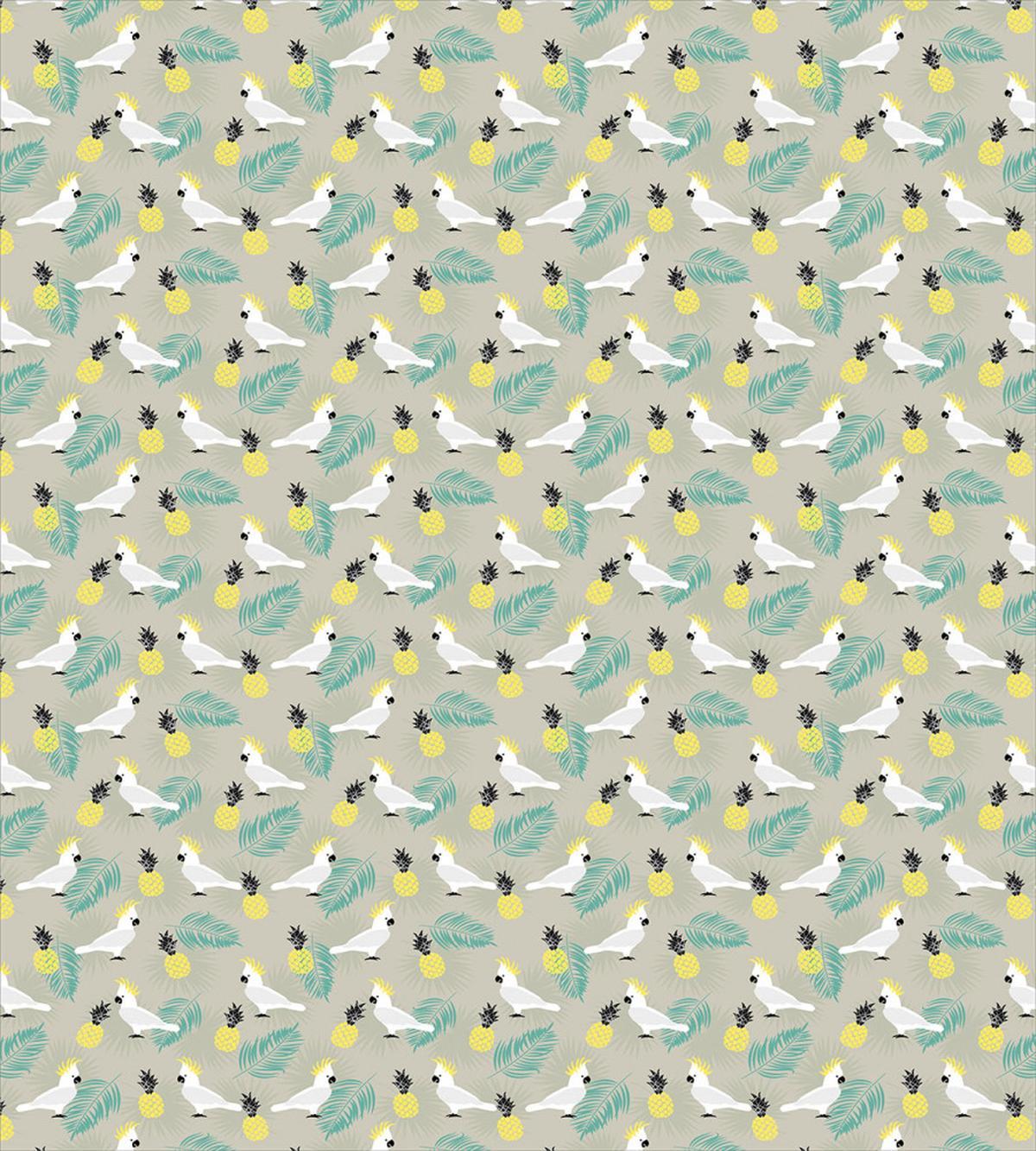 Pineapples and Parrots — Pattern