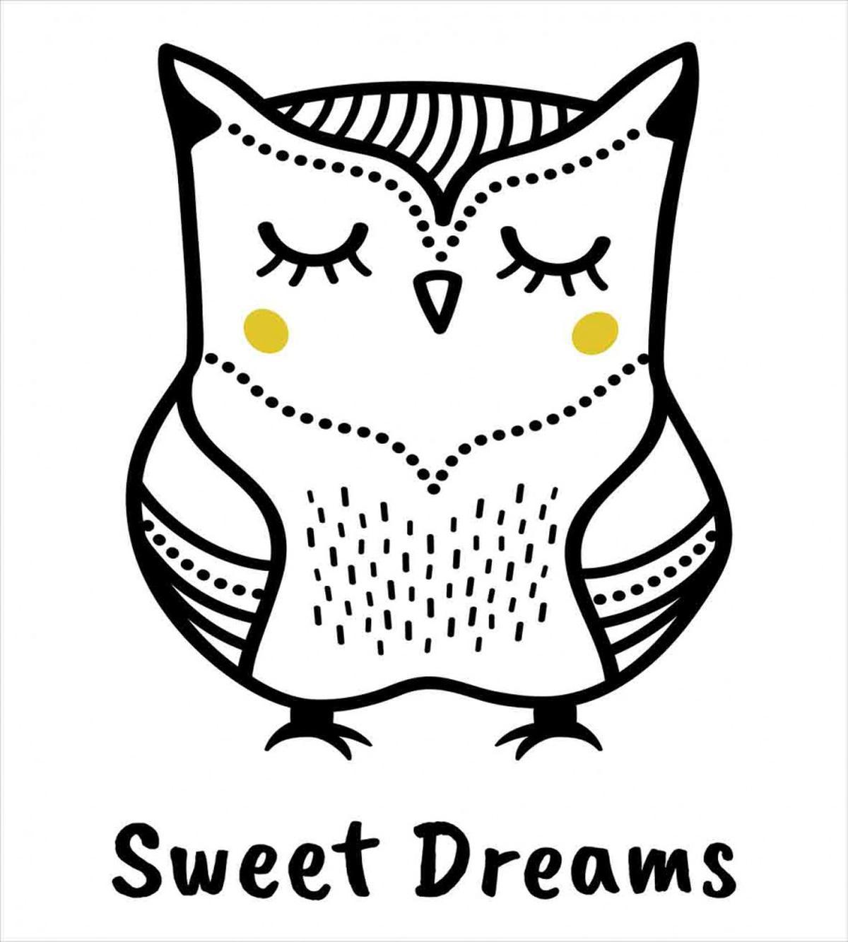 Doodle Style Owl — Pattern