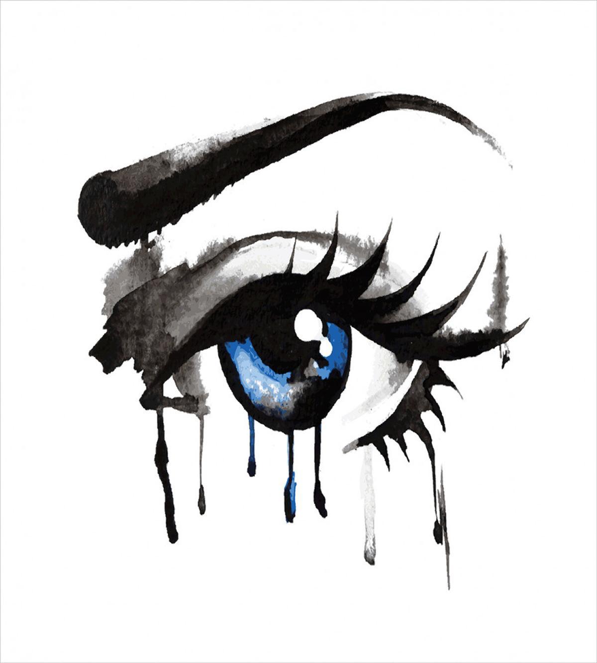 Dramatic Look of a Woman — Pattern