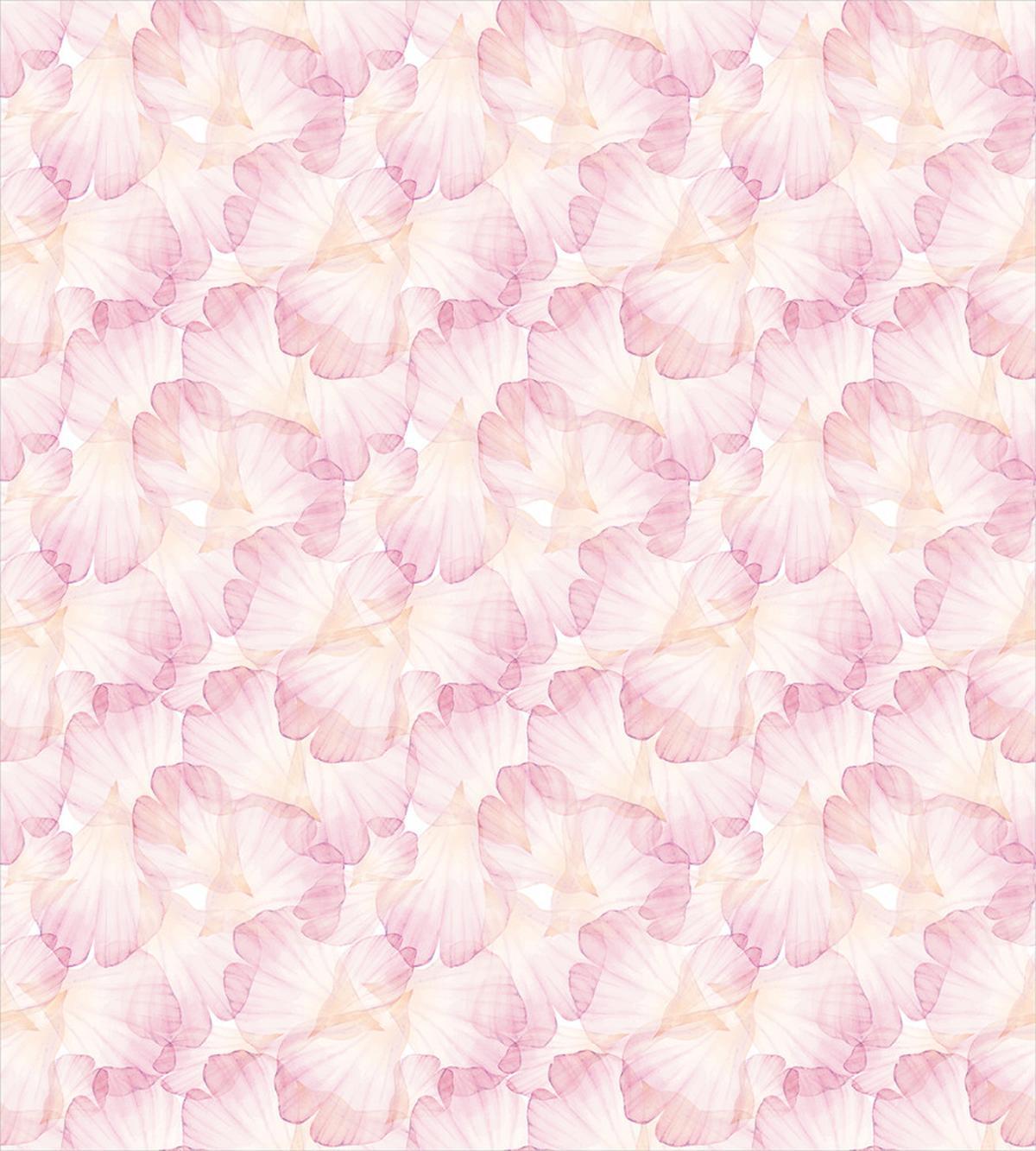 Pale Pink Flower Petals — Pattern