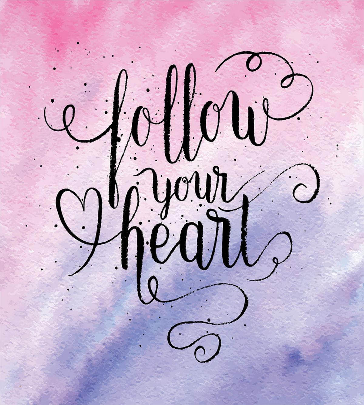 Follow Your Heart Words — Pattern