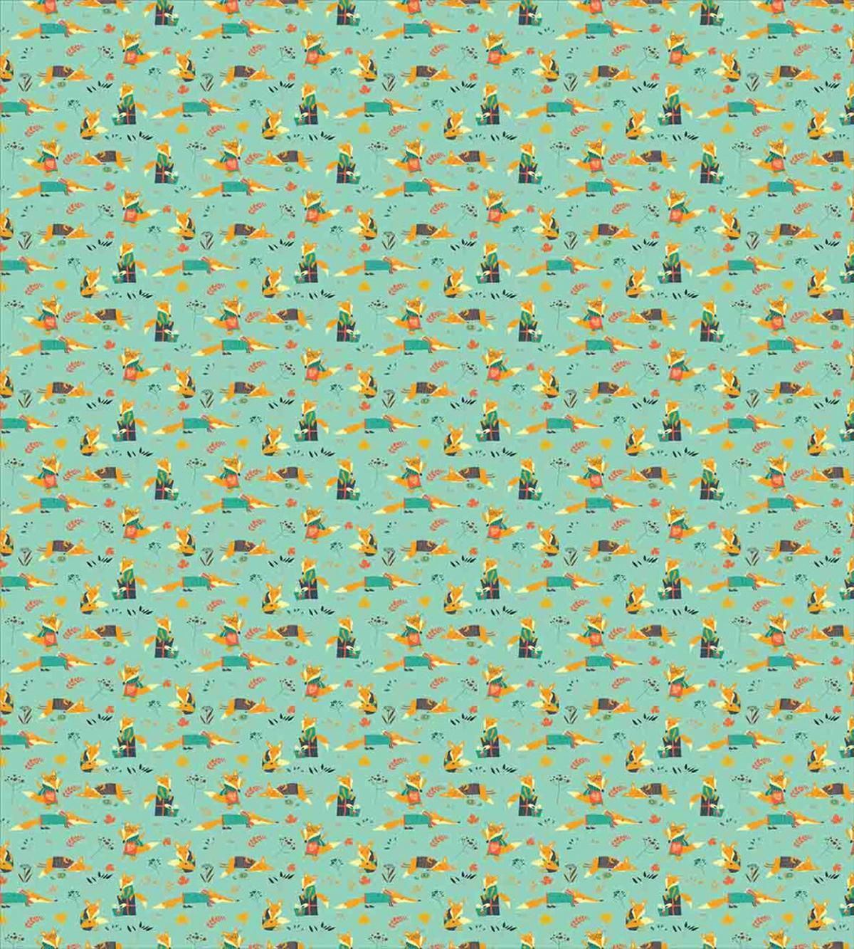Foxes with Glasses — Pattern