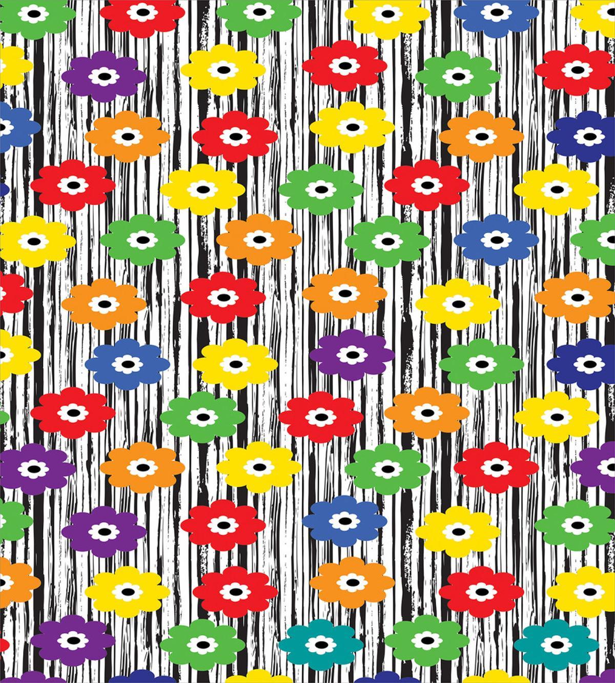 Repeating Vivid Petals — Pattern