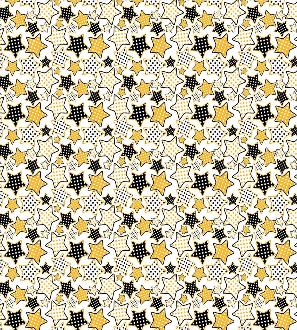 Retro Polka Dotted Stars — Pattern