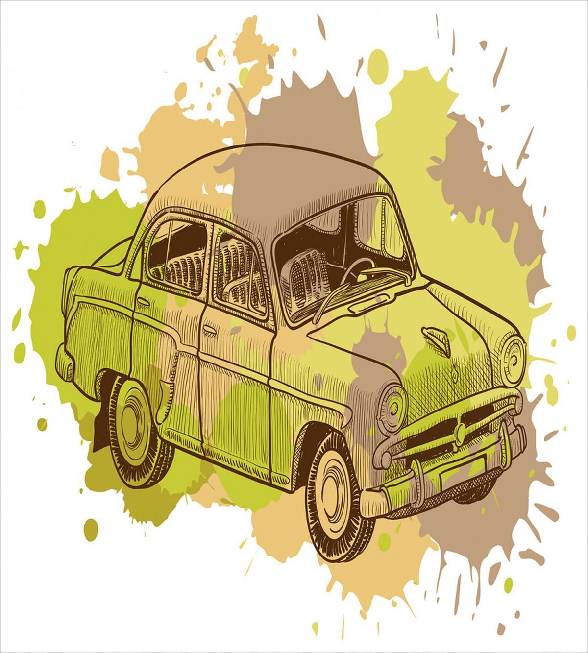 Vintage Car Design — Pattern