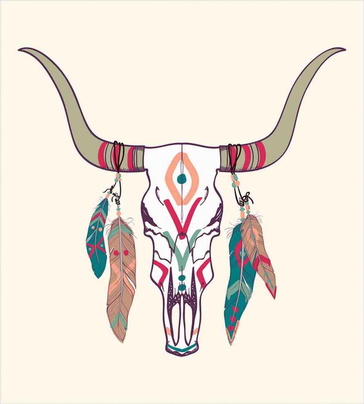 Texas Longhorn Steer — Pattern
