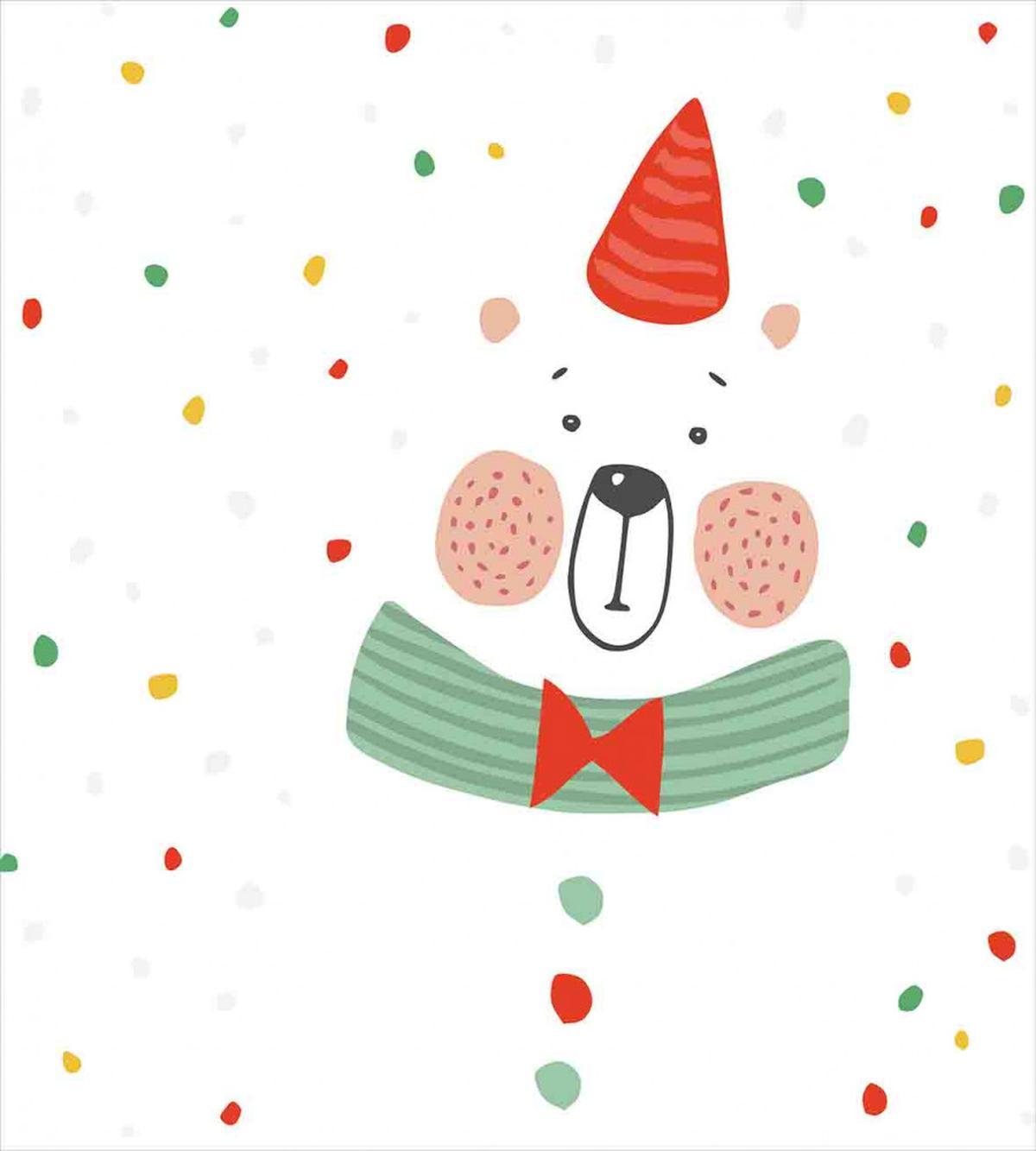Xmas Bear Party Hat — Pattern