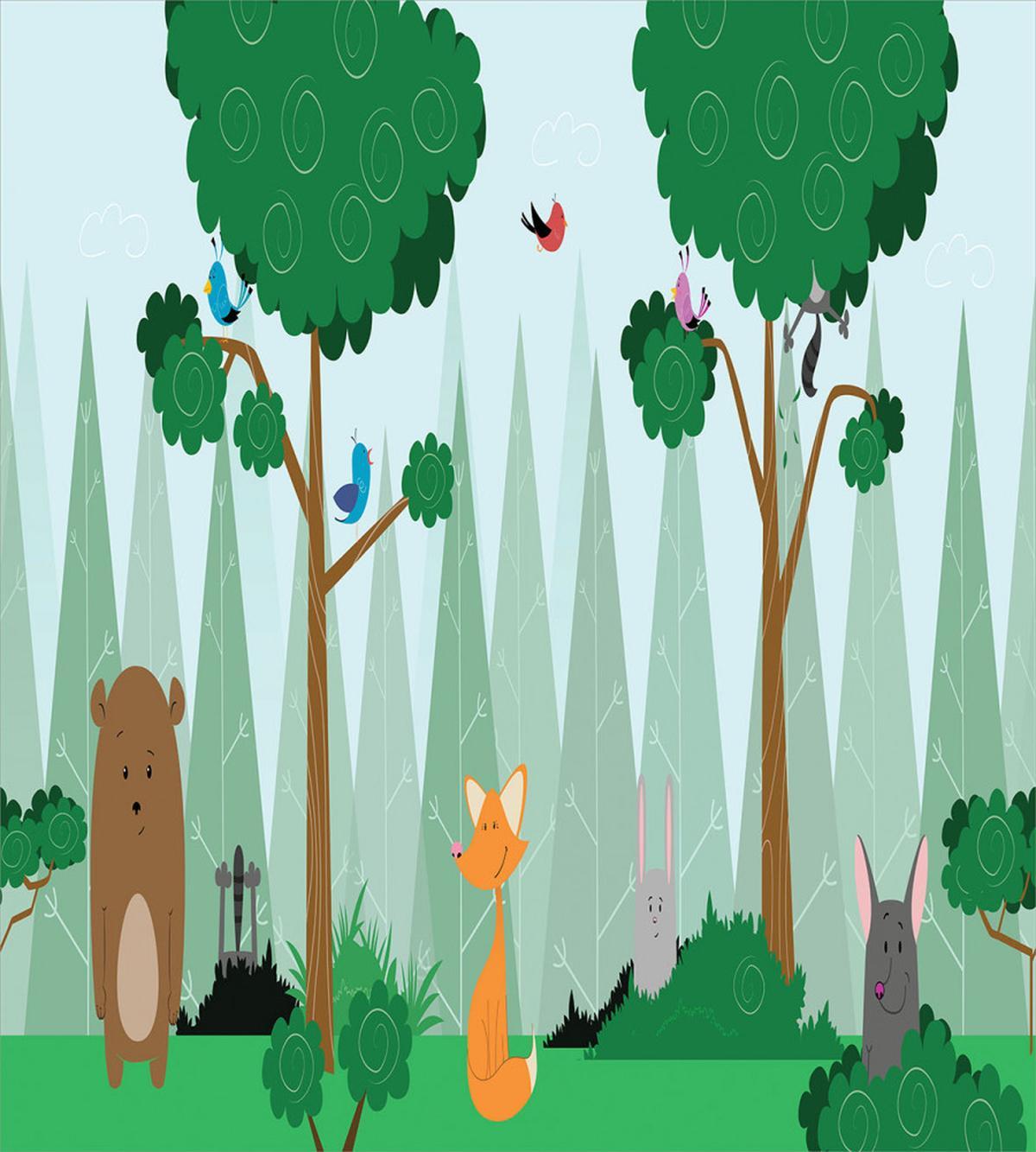 Woods Cartoon — Pattern