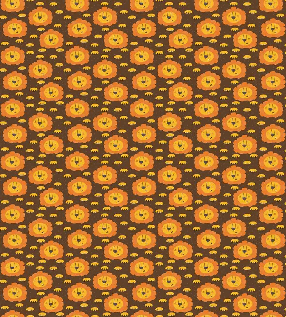 Funny Zoo Animals Paws — Pattern