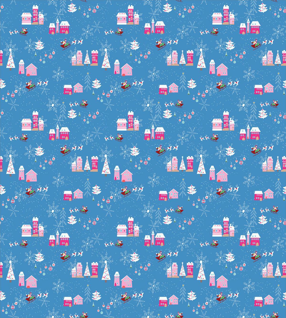 Cartoonish Noel Scenery — Pattern