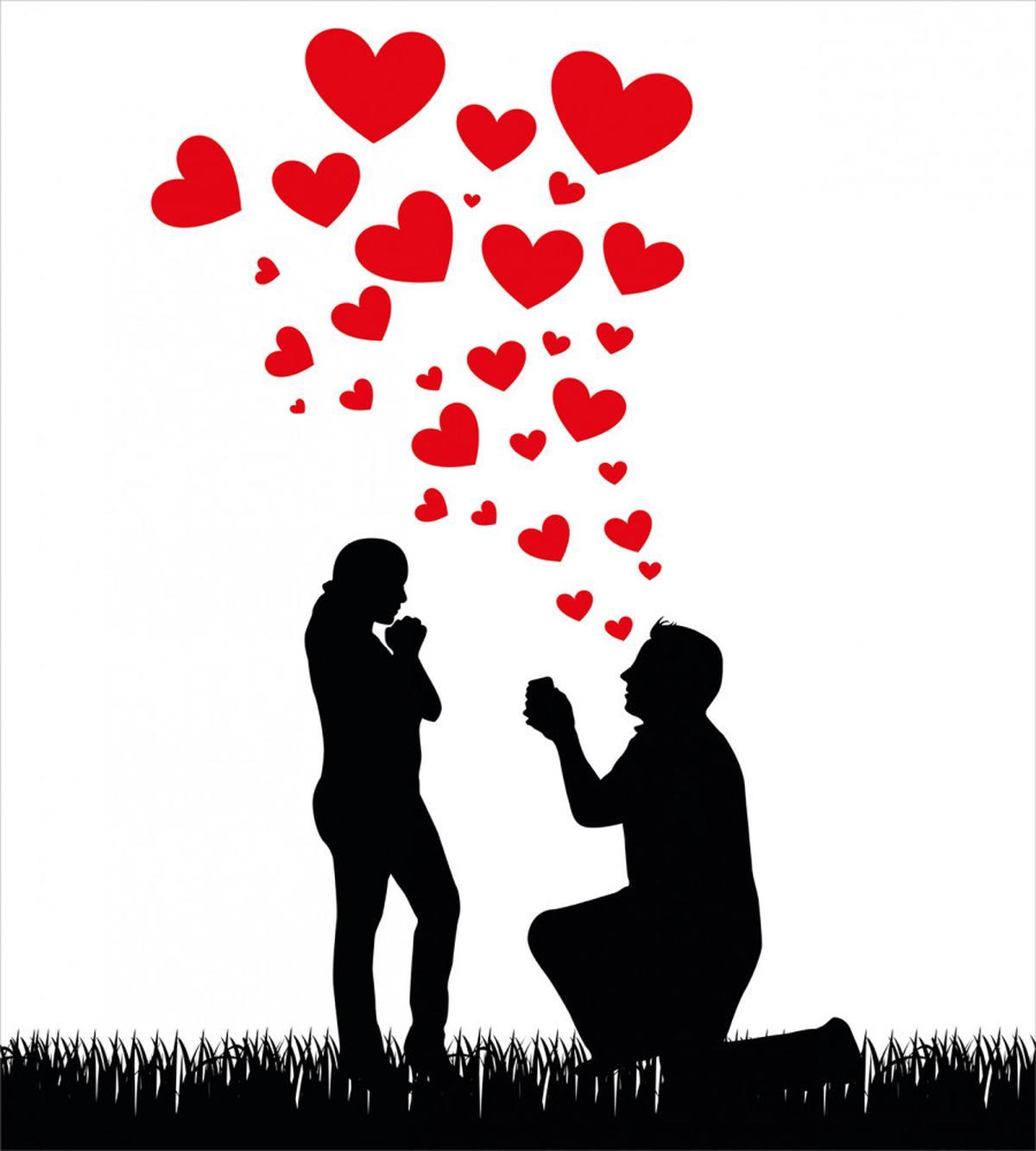 Proposal Hearts — Pattern