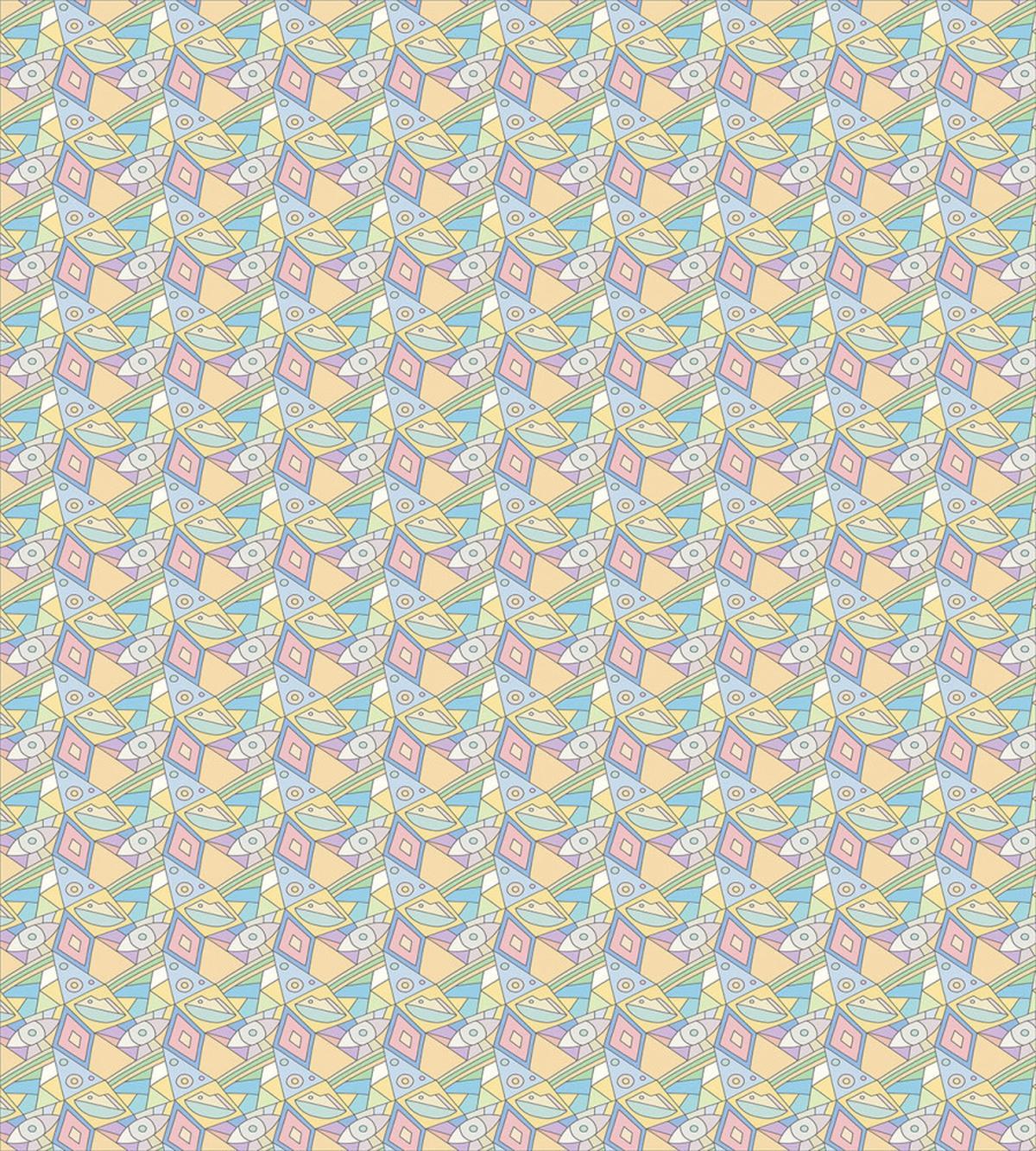 Pastel Tone Quirky Asymmetry — Pattern