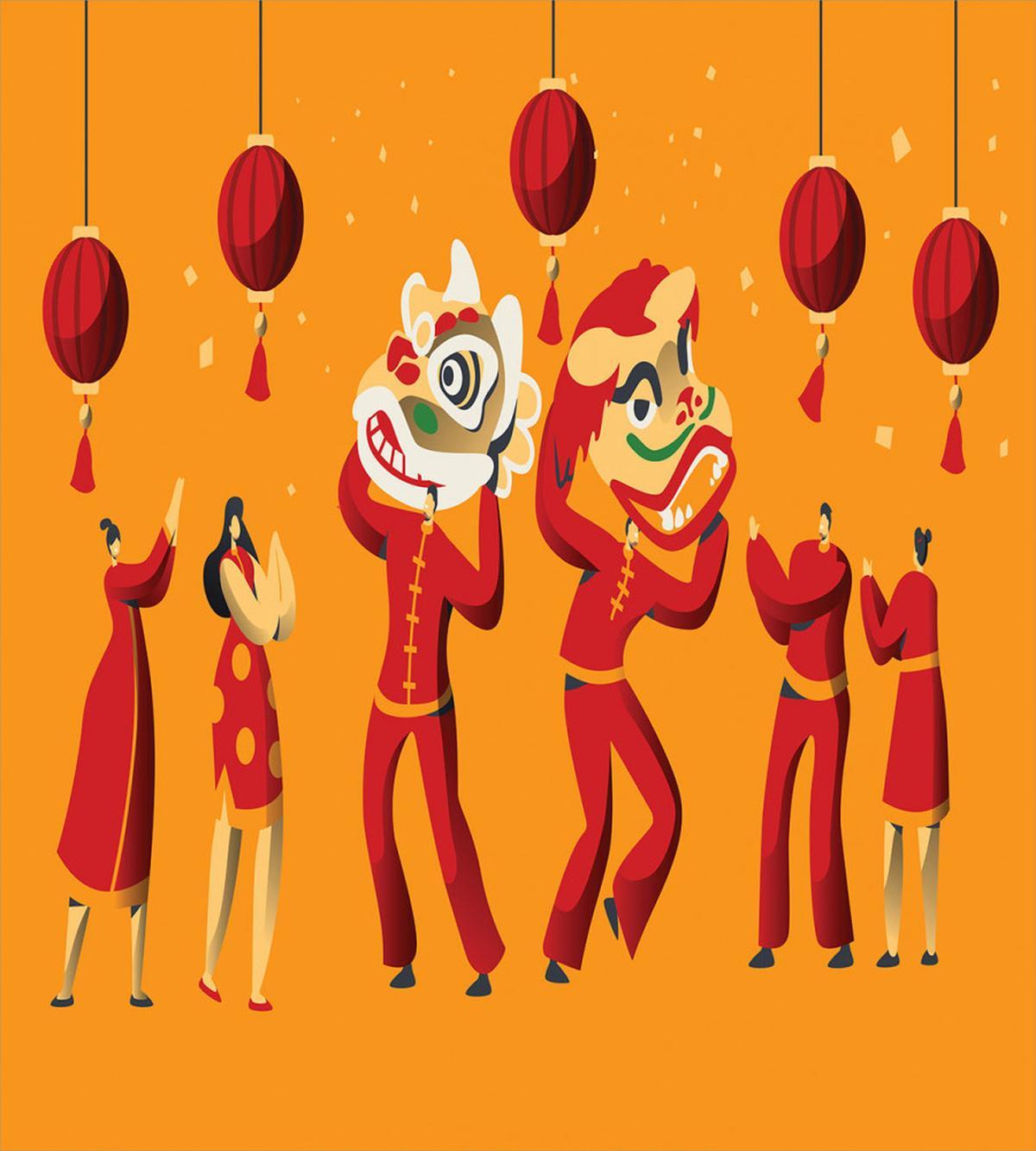 Chinese New Year Celebration — Pattern