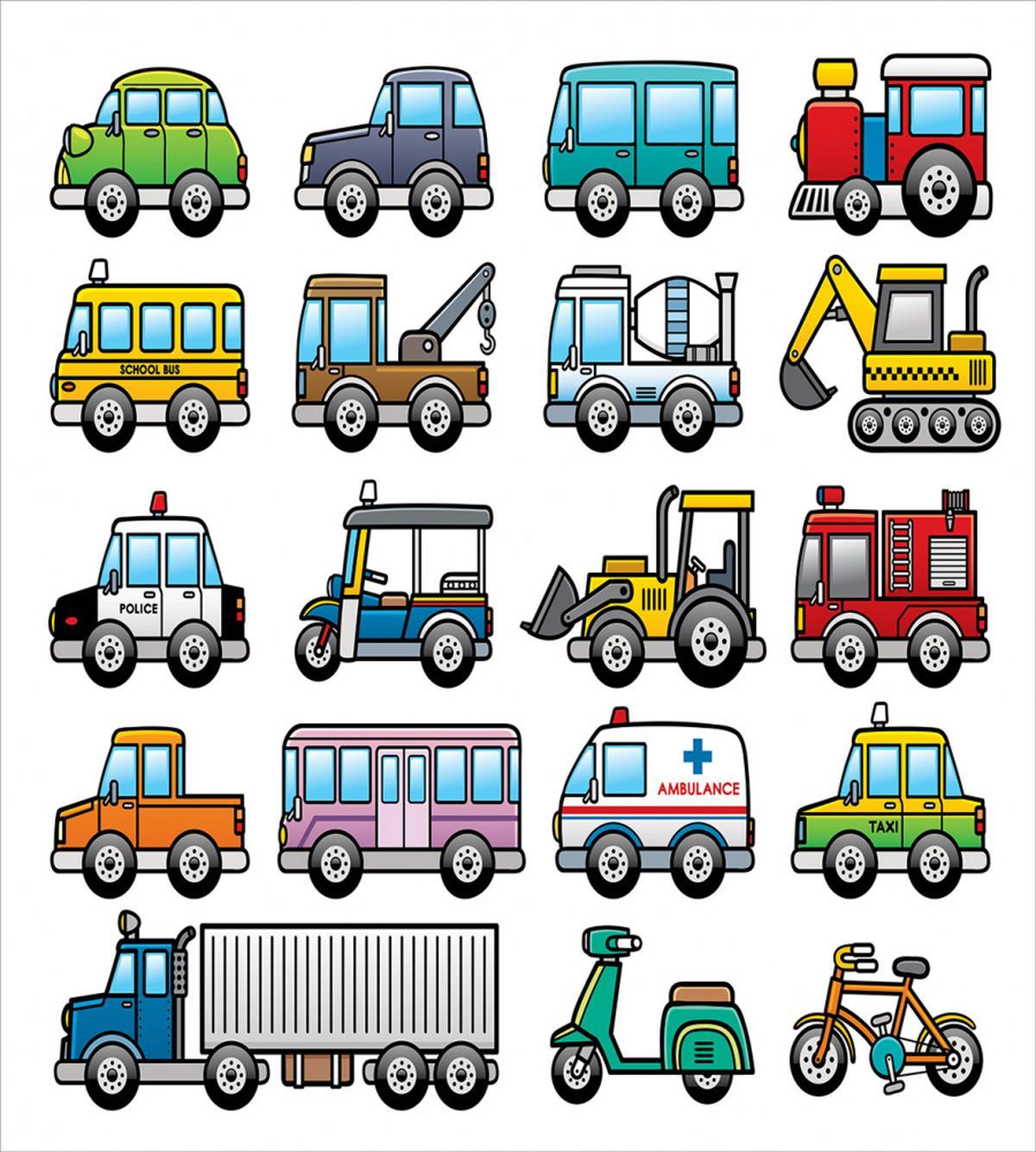 Land Transportation Theme — Pattern