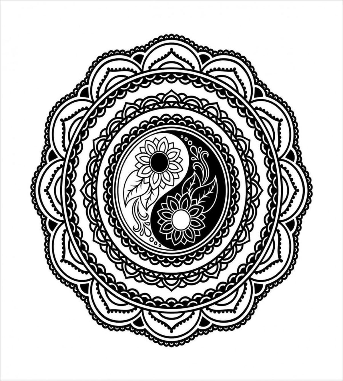 Folk Mandala — Pattern