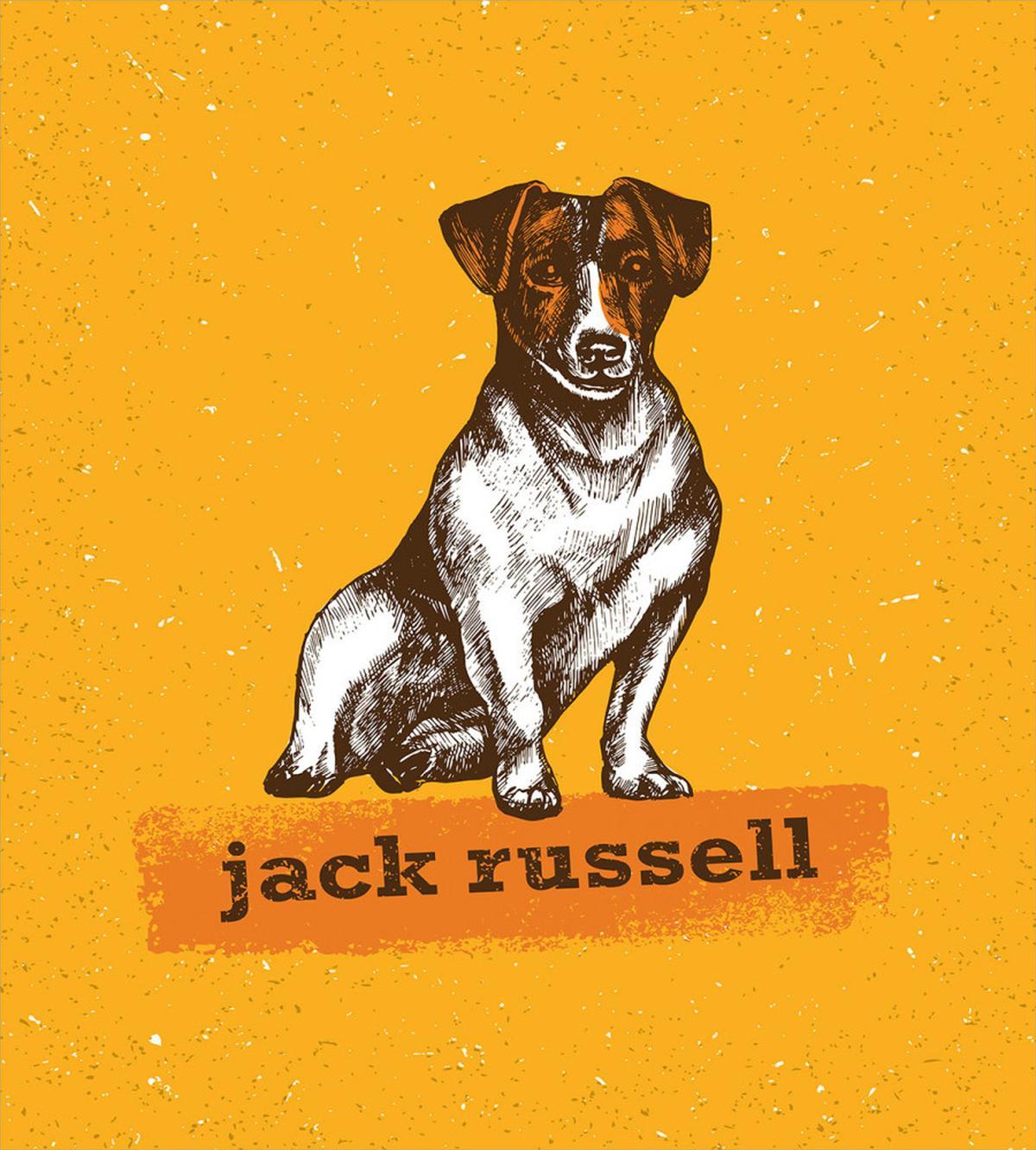 Grunge Puppy Design — Pattern