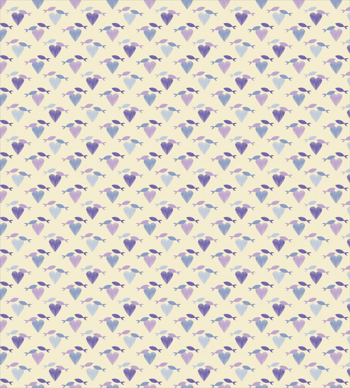 Stripey Hearts and Fish — Pattern