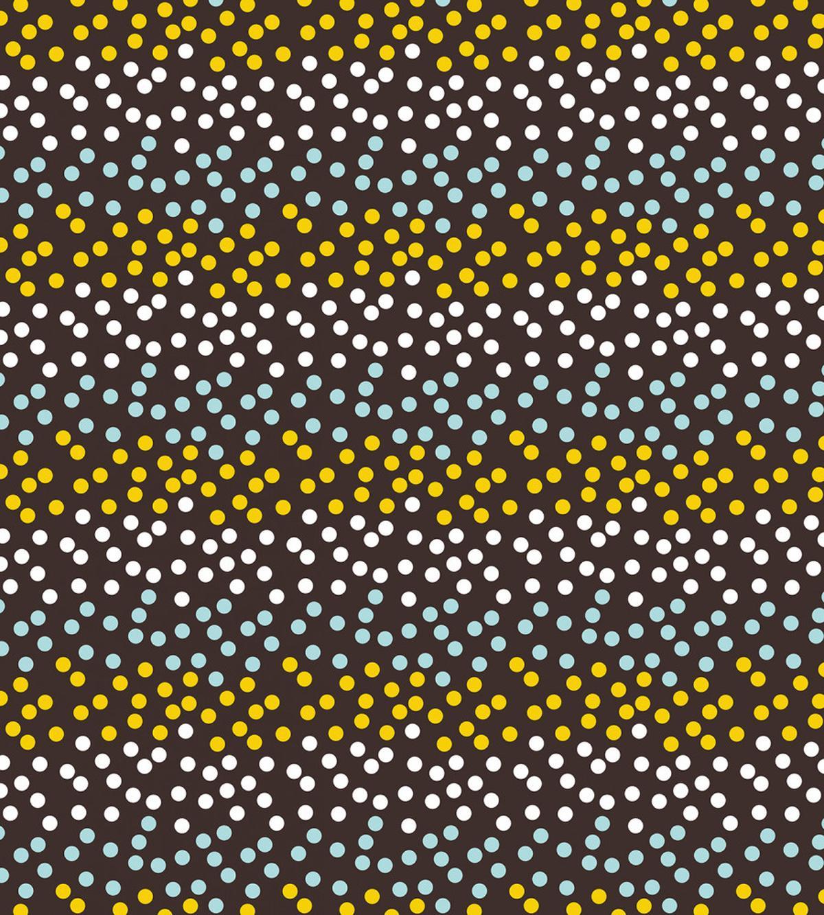 Colored Polka Dots Circle — Pattern