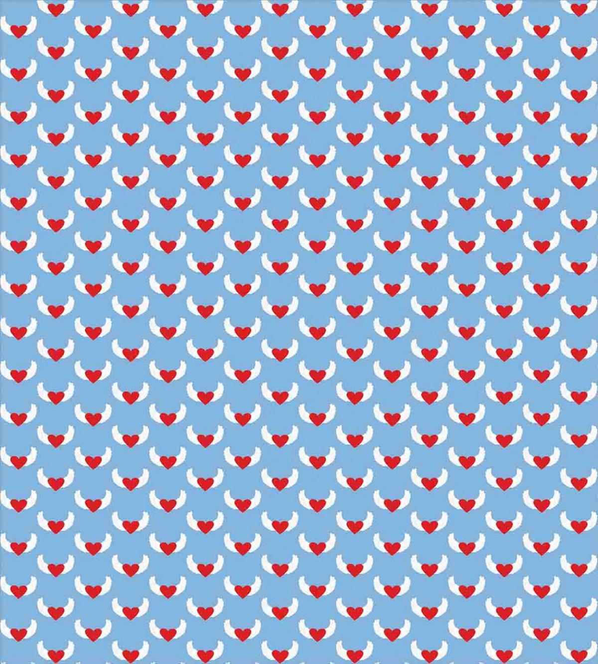 Symmetric Simple Hearts — Pattern