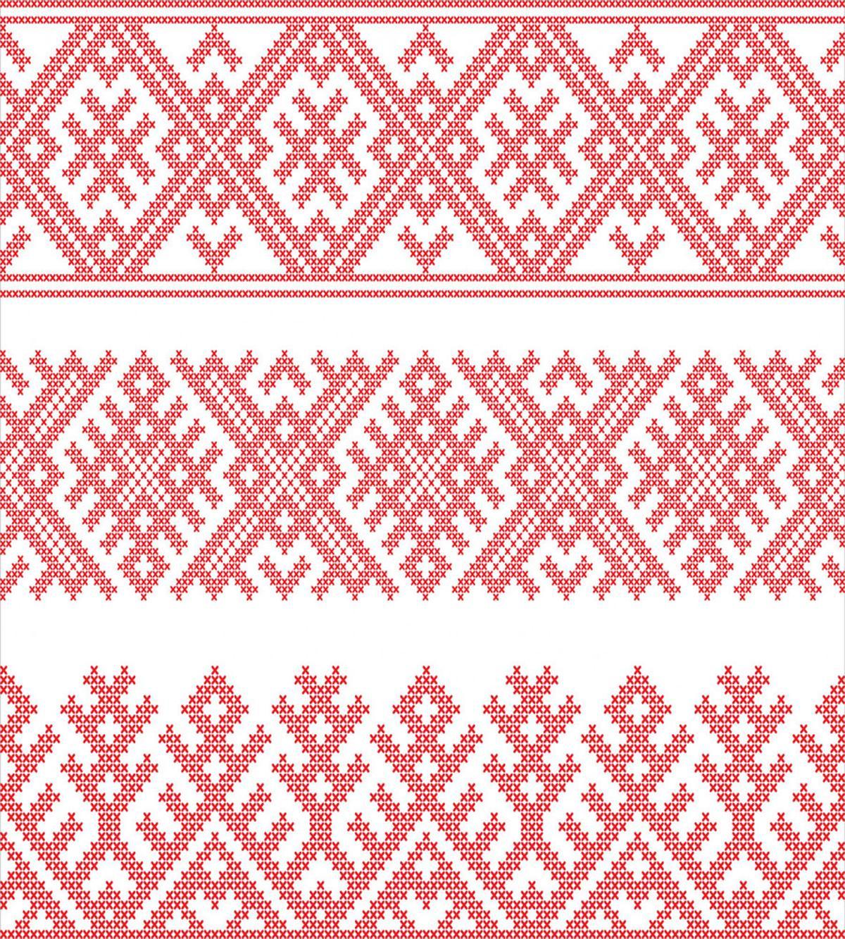 Slavic Motifs Art Pattern — Pattern