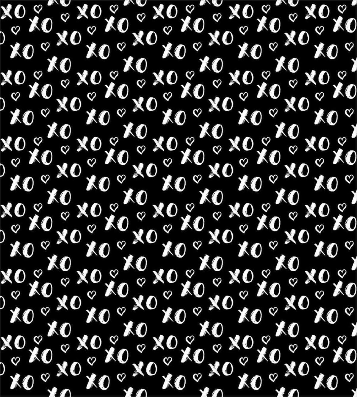 Xoxo Brush Stroked Text — Pattern