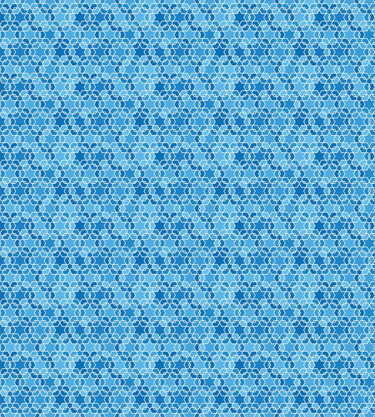 Blue Tones Eastern Star — Pattern