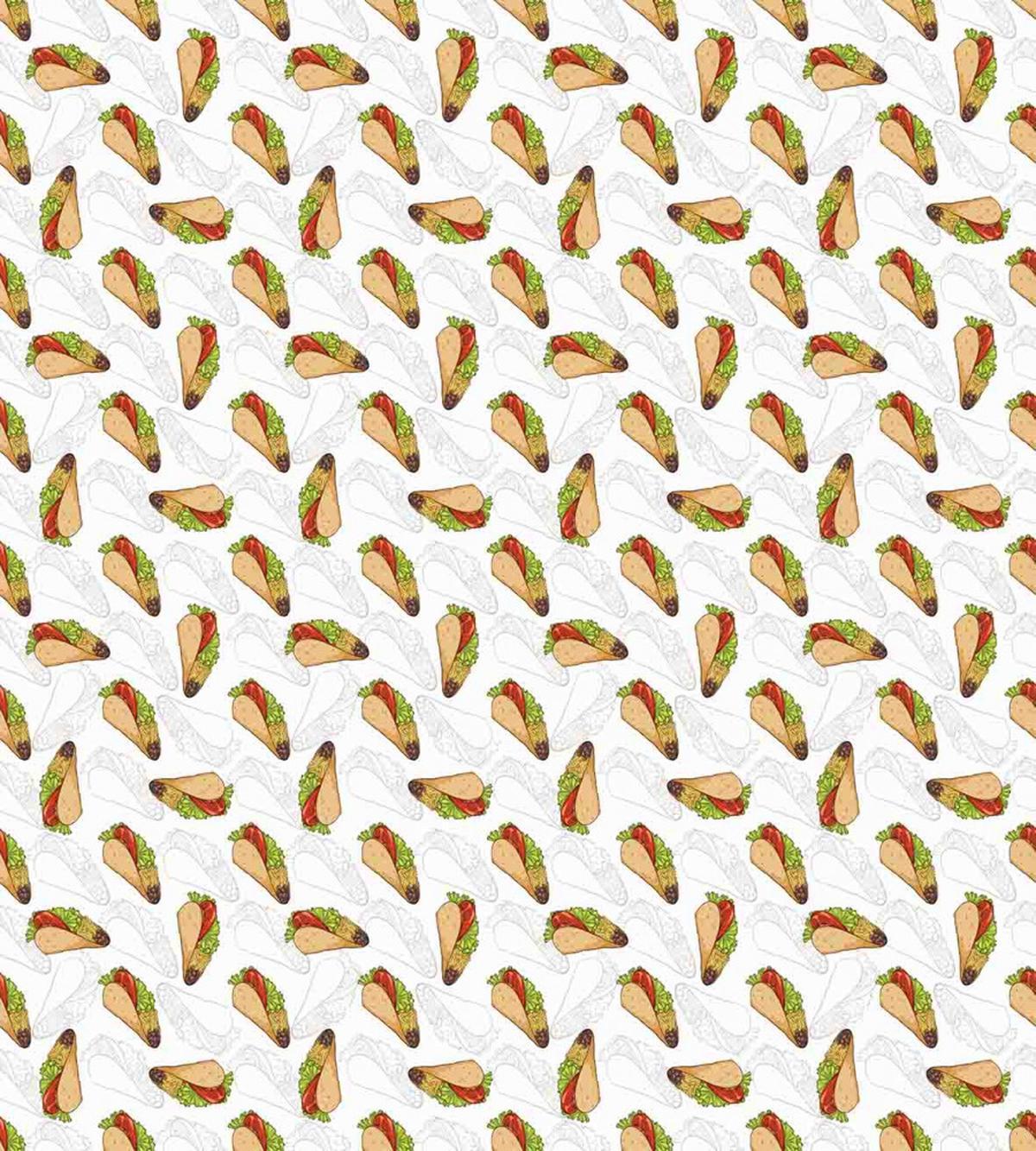 Delicious Food with Veggies — Pattern