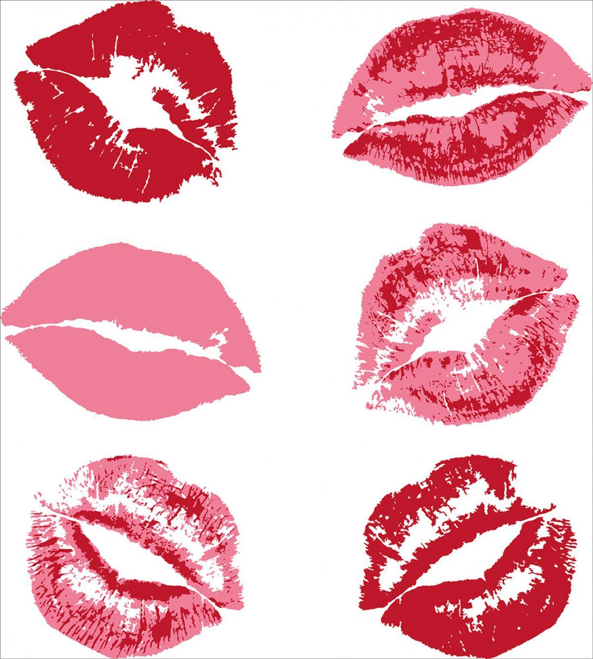 Faded Looking Kissess Worn — Pattern