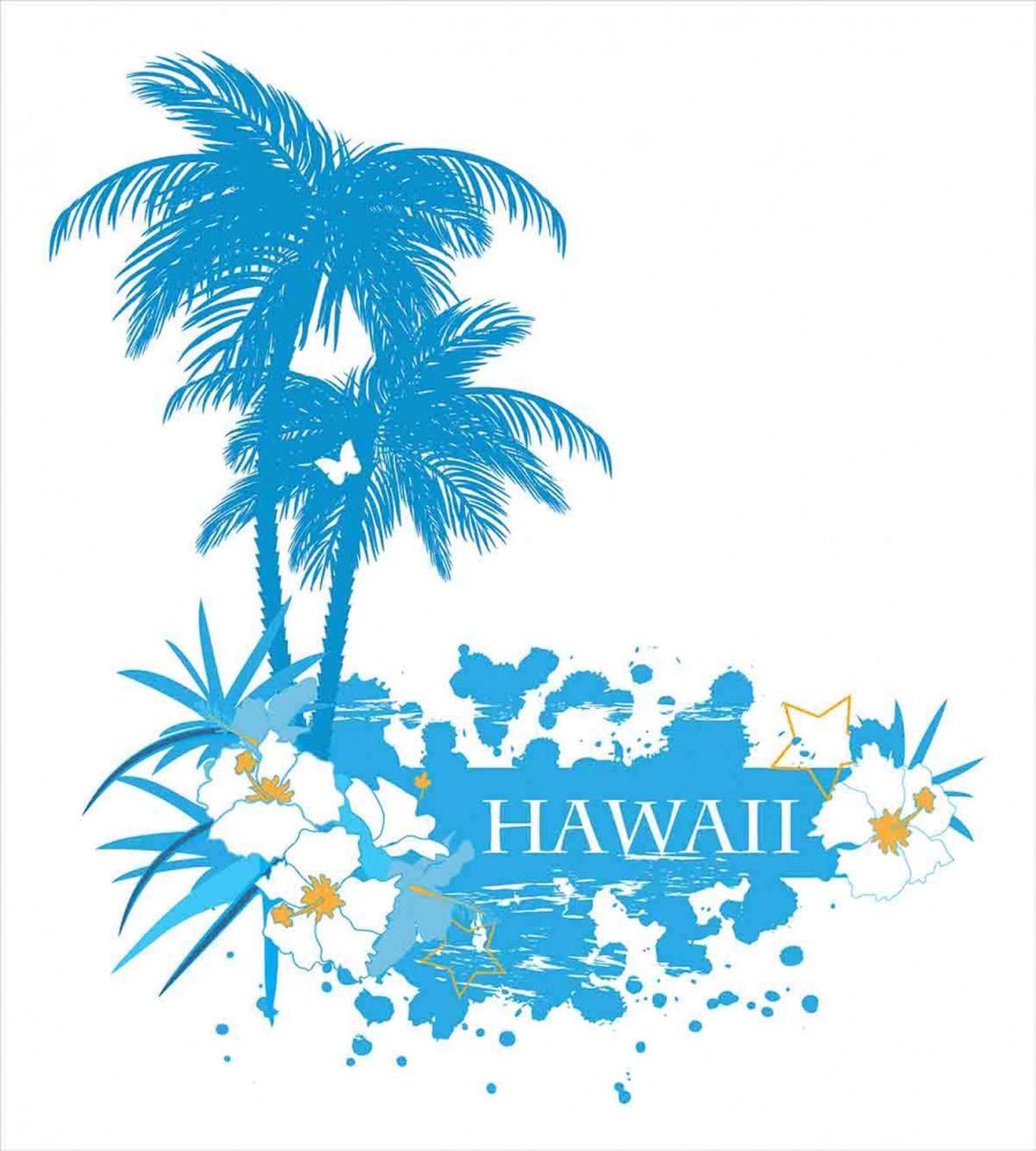 Hawaiian Island Aqua — Pattern