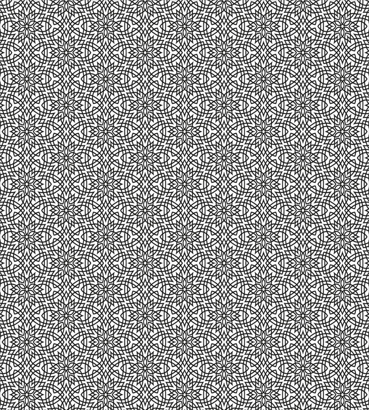 Jumble Grid Floral Details — Pattern