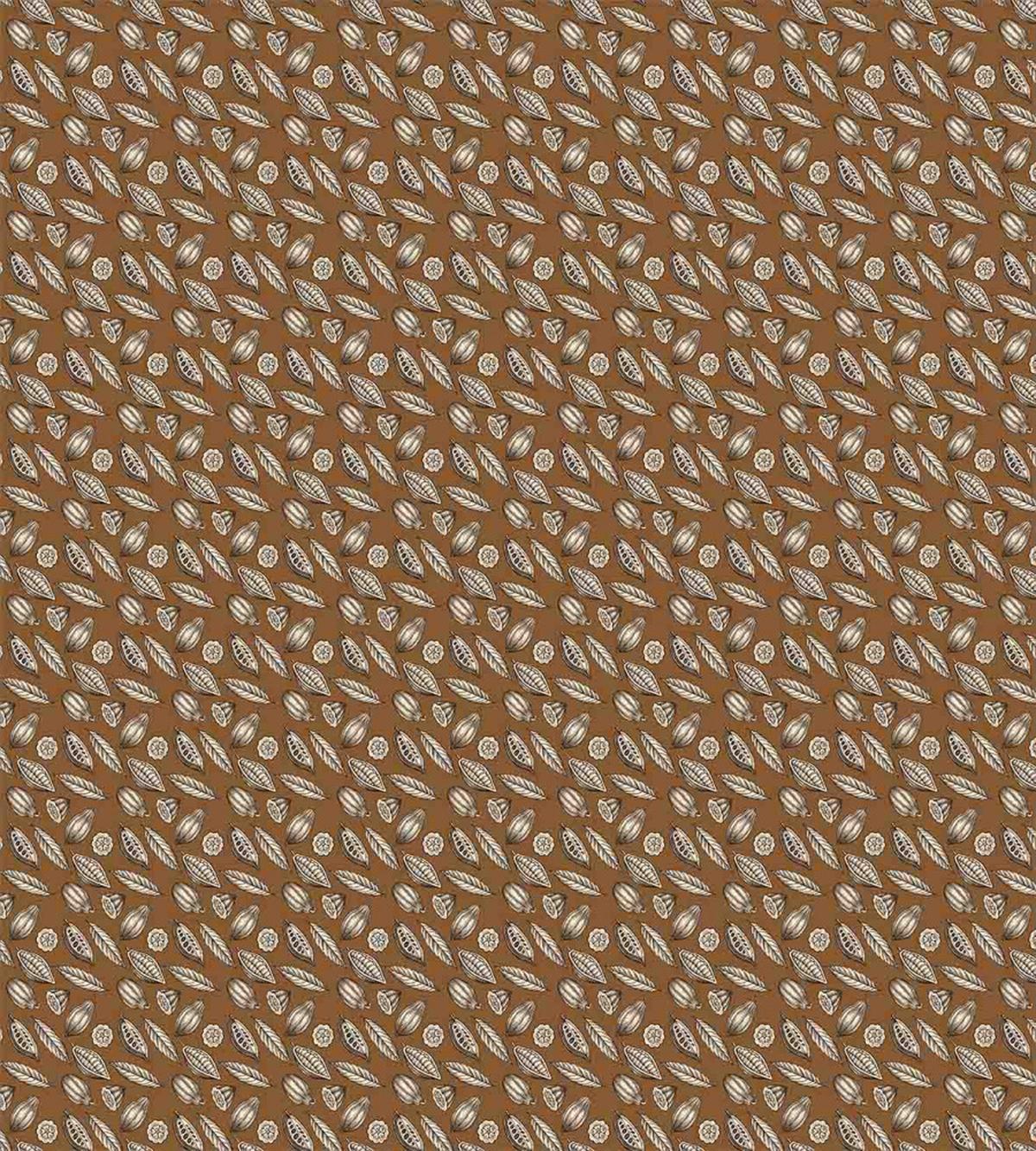Cocoa Beans Leaves — Pattern