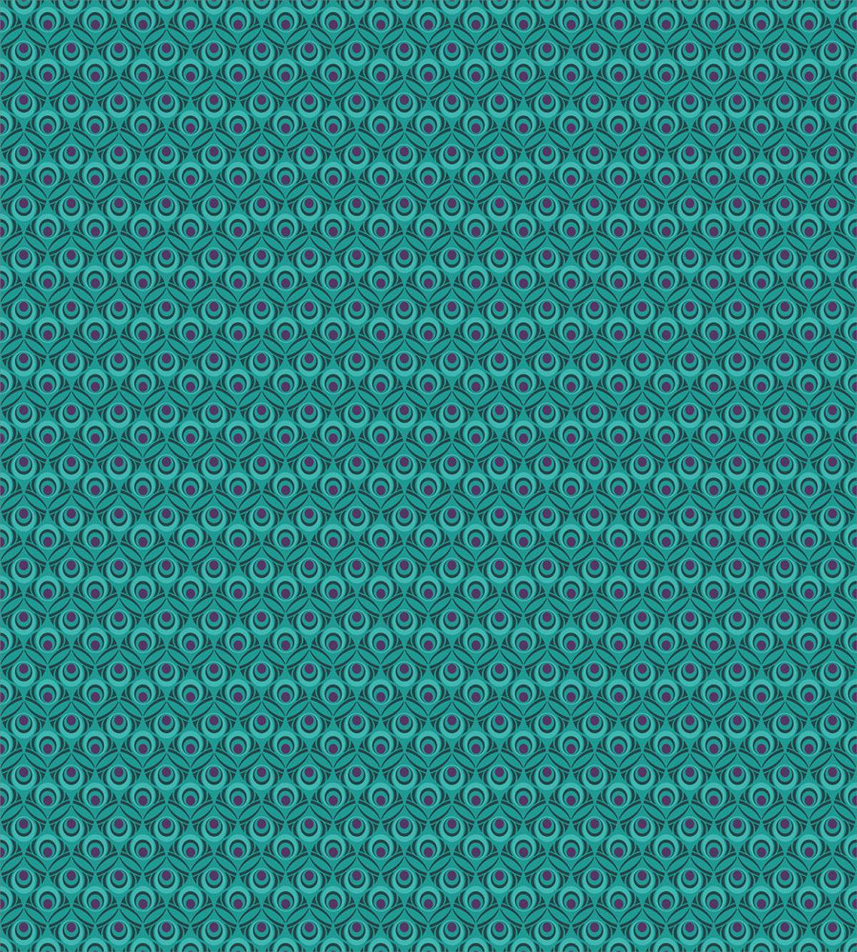 Peacock Feather Abstract — Pattern