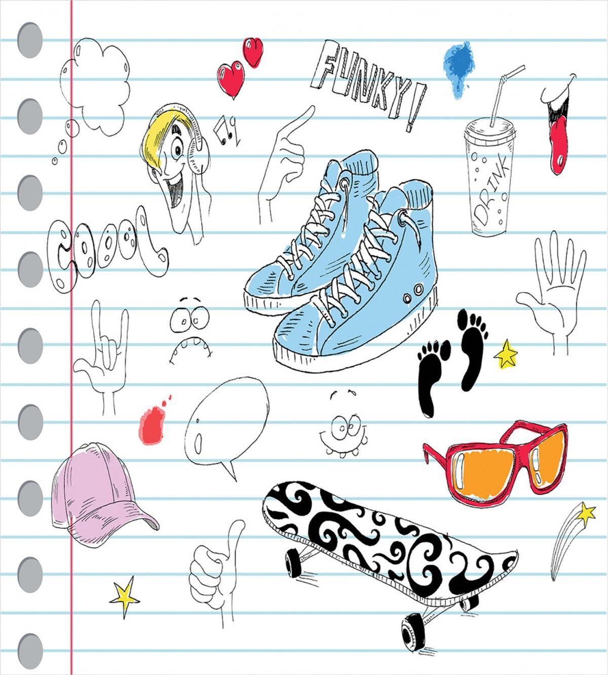 Drawings on a Notebook — Pattern