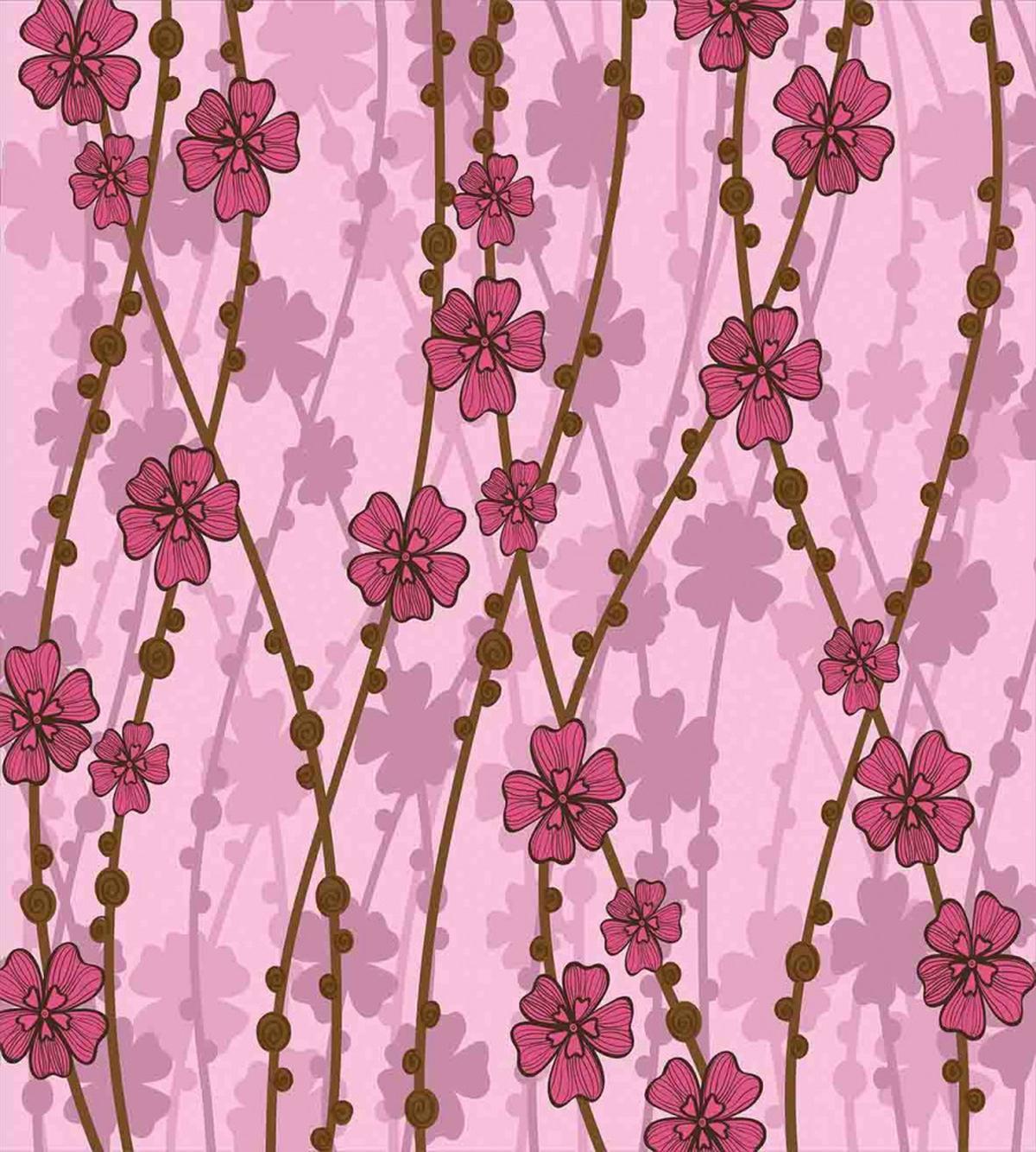 Flora Curly Branches — Pattern
