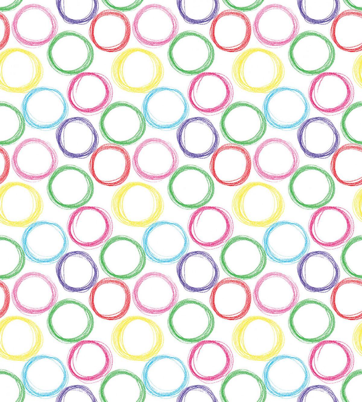 Childish Scribble Circles — Pattern