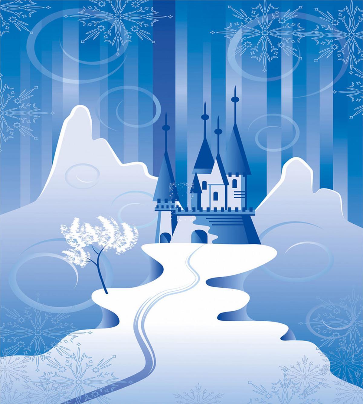 Christmas Scene Snowy — Pattern