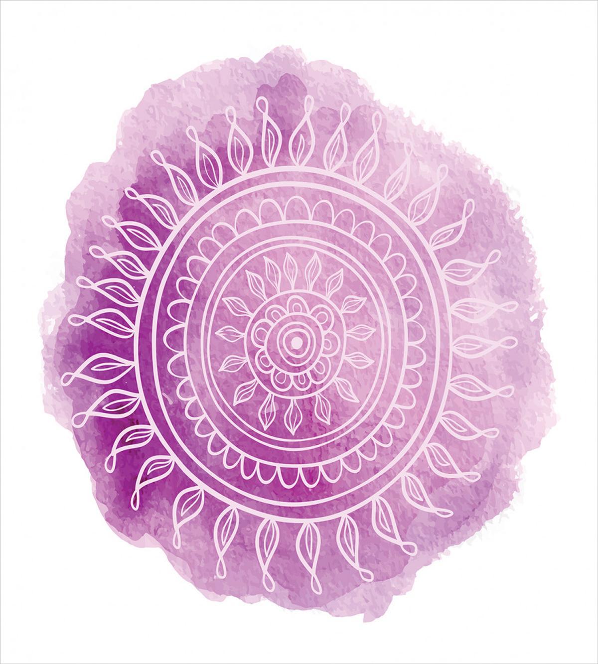 Mandala Watercolor Art — Pattern