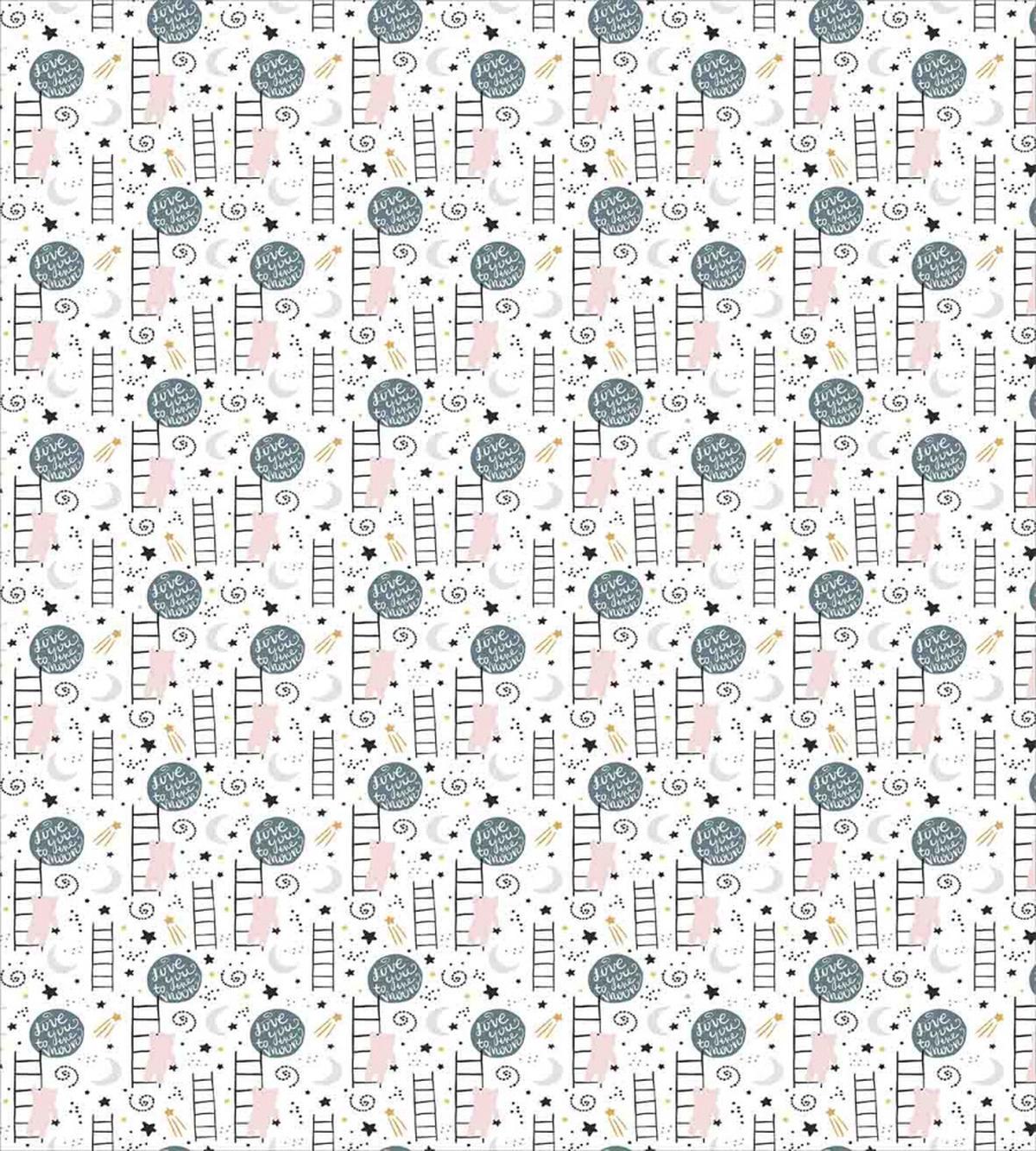 Bear and Stars Cartoon — Pattern