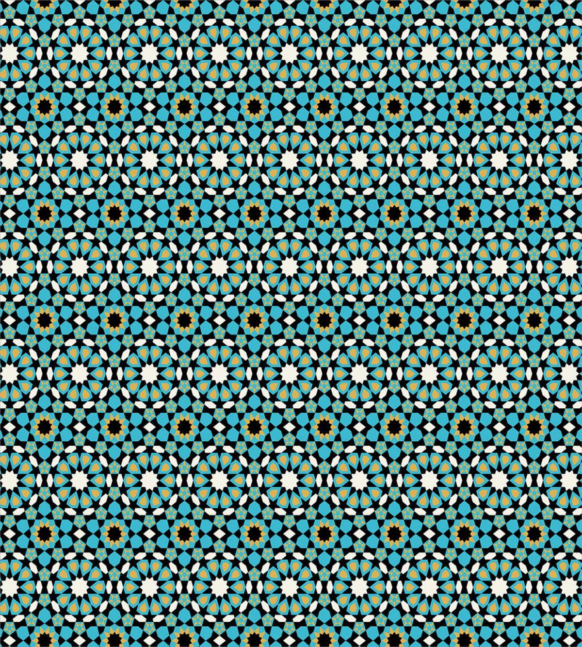 Vintage Geometric Floral — Pattern
