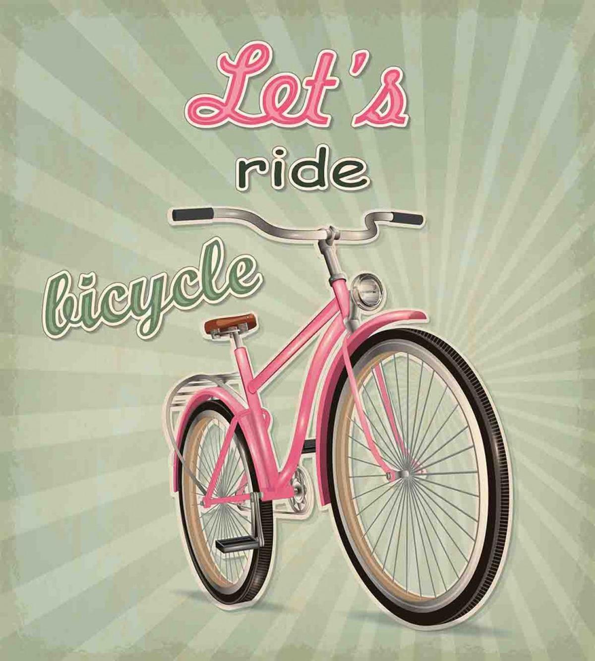 Retro Pop Art Bike — Pattern
