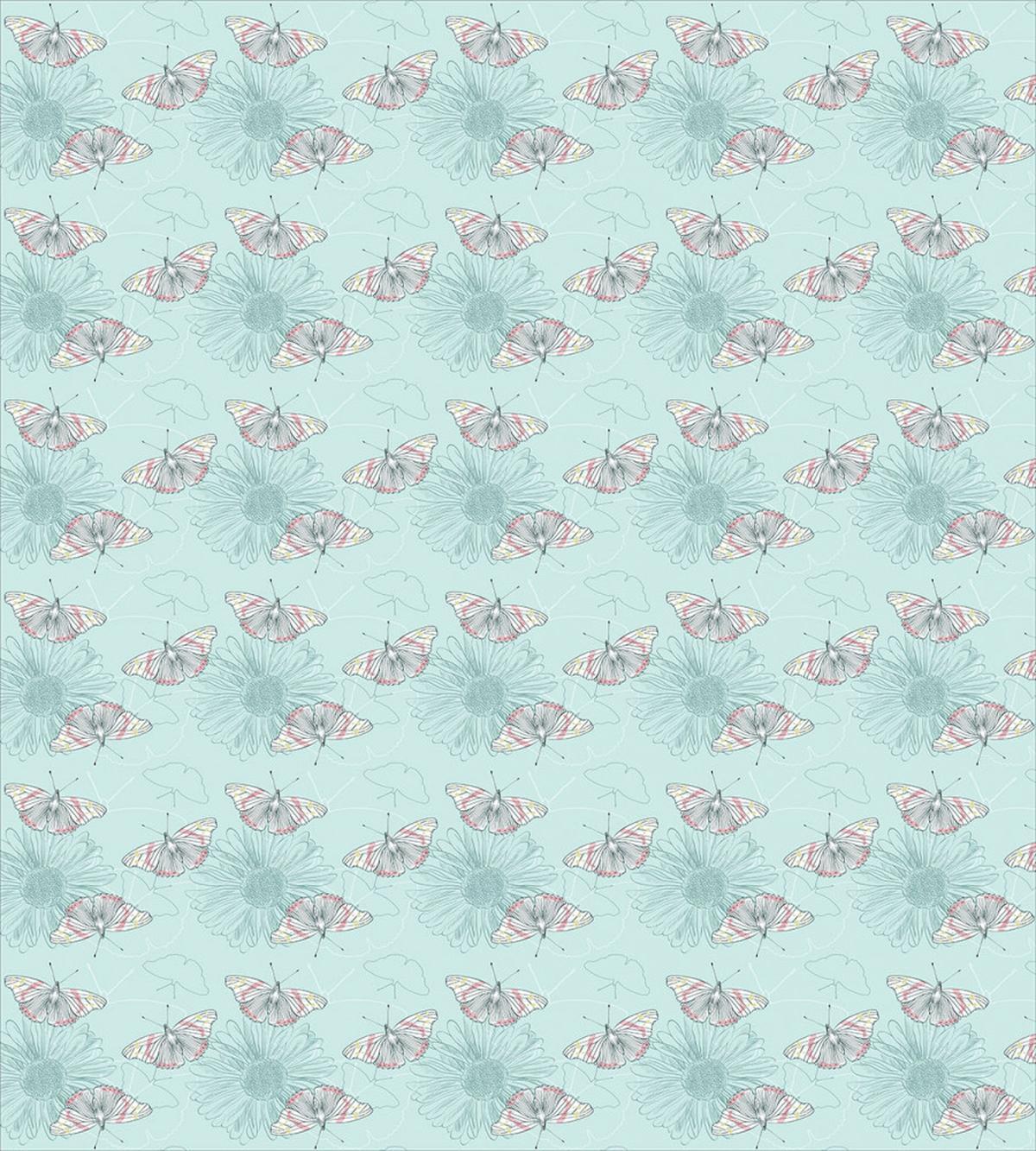 Vintage Flower and Butterfly — Pattern