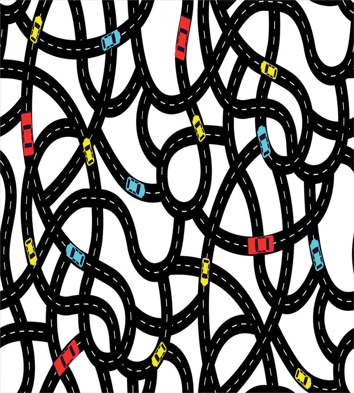 Urban Themed Road Design — Pattern