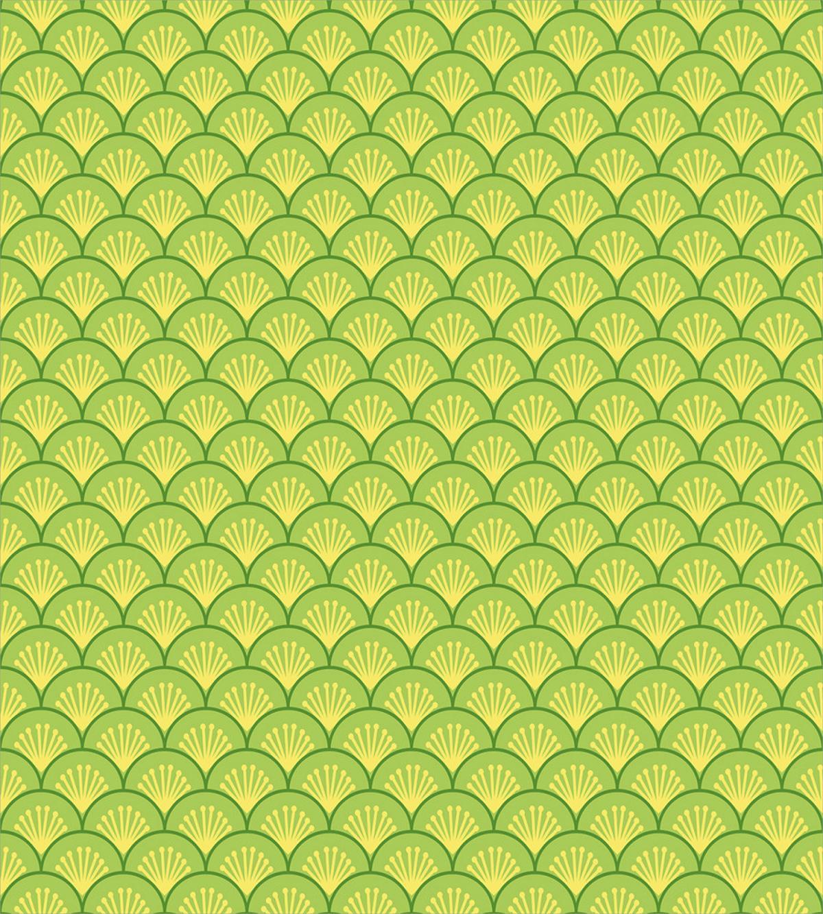 Japanese Floral Waves — Pattern