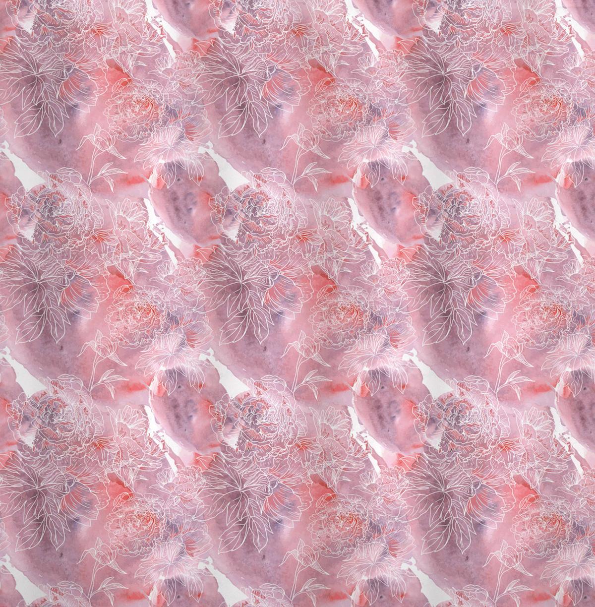 Flourish Blossoms on Pastel Spots — Pattern