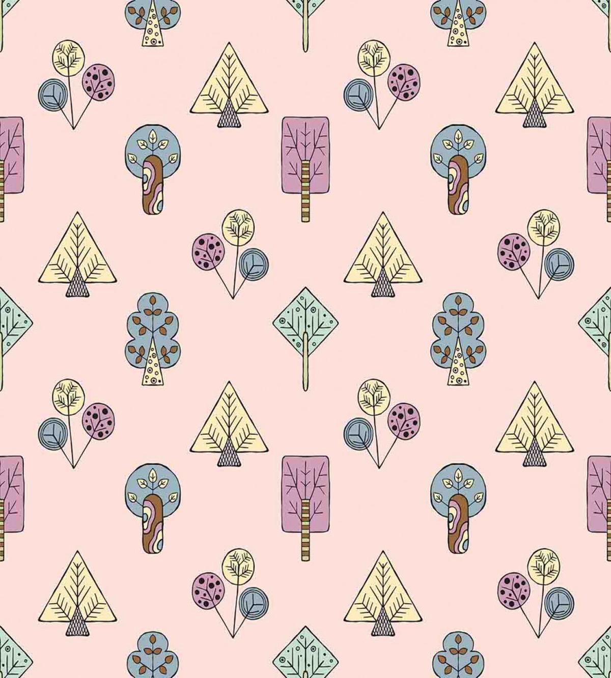 Cartoon Inspired Trees — Pattern