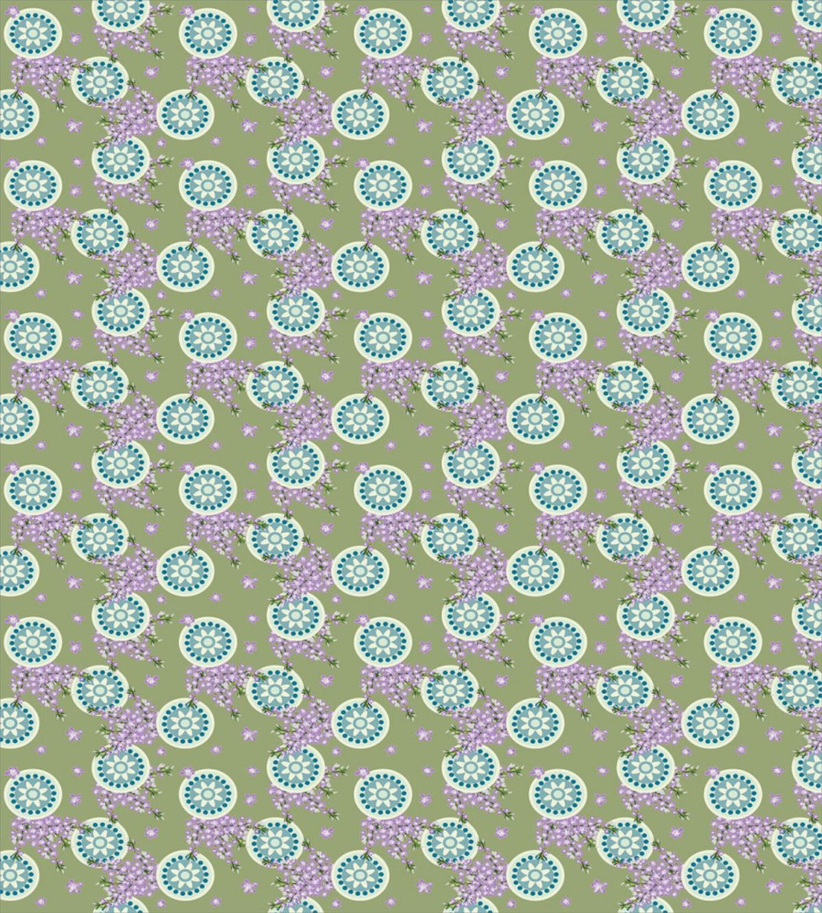Ornate Round Spring Flower — Pattern