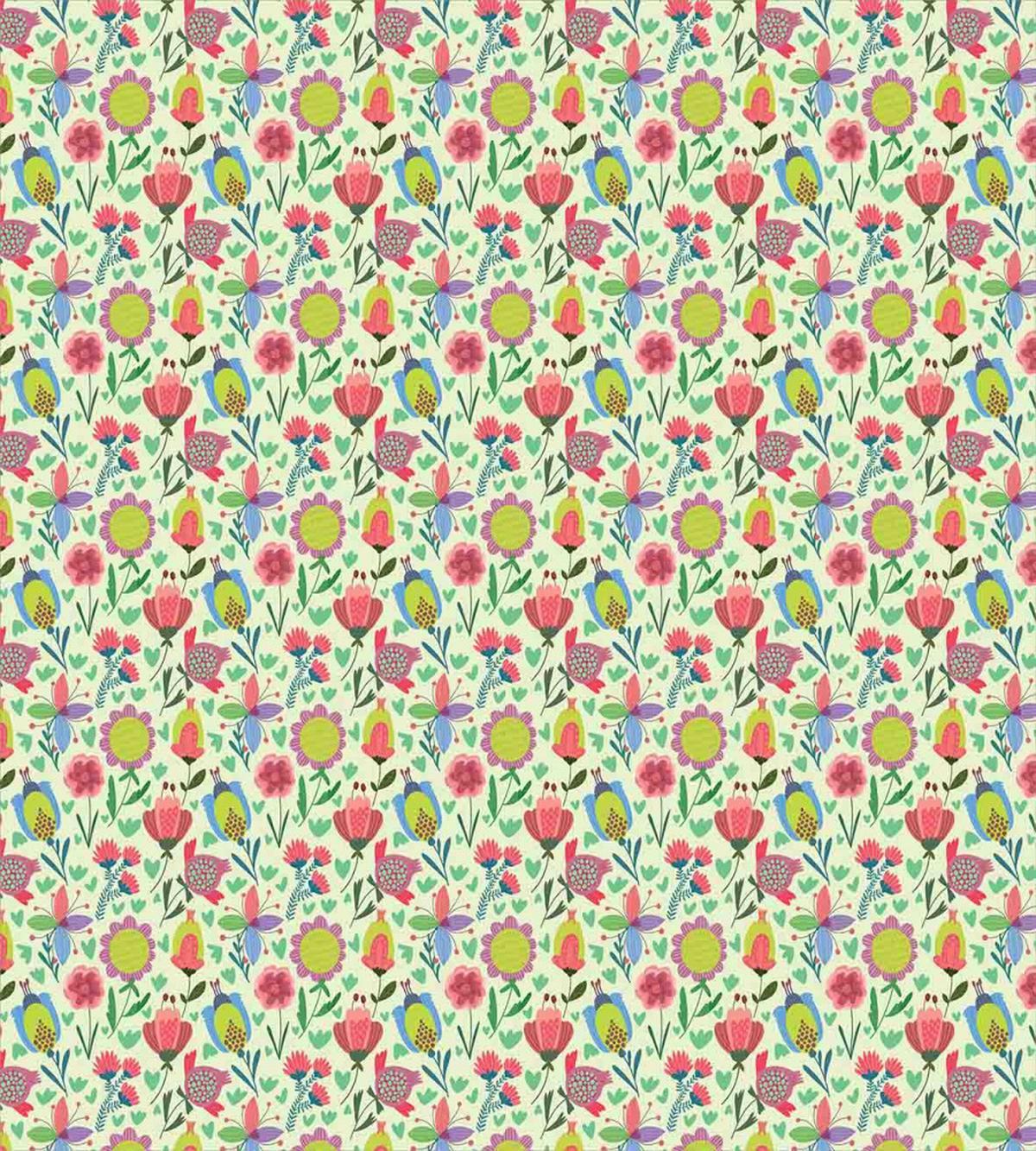 Doodle Blooming Tulips — Pattern