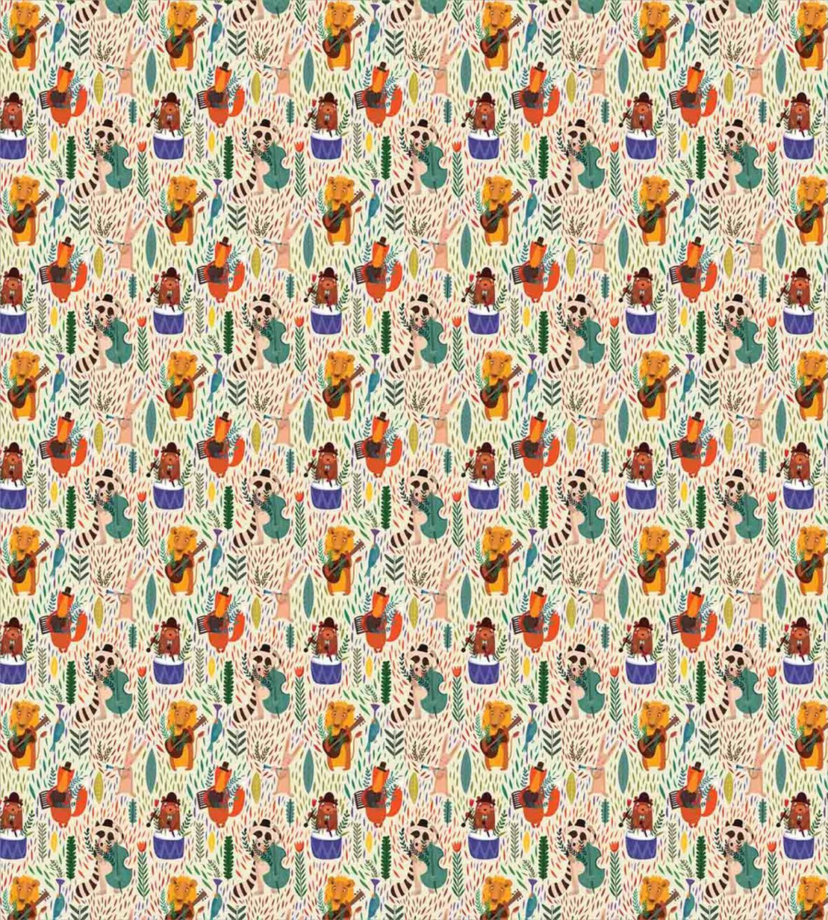 Jungle Band Lion Bear — Pattern
