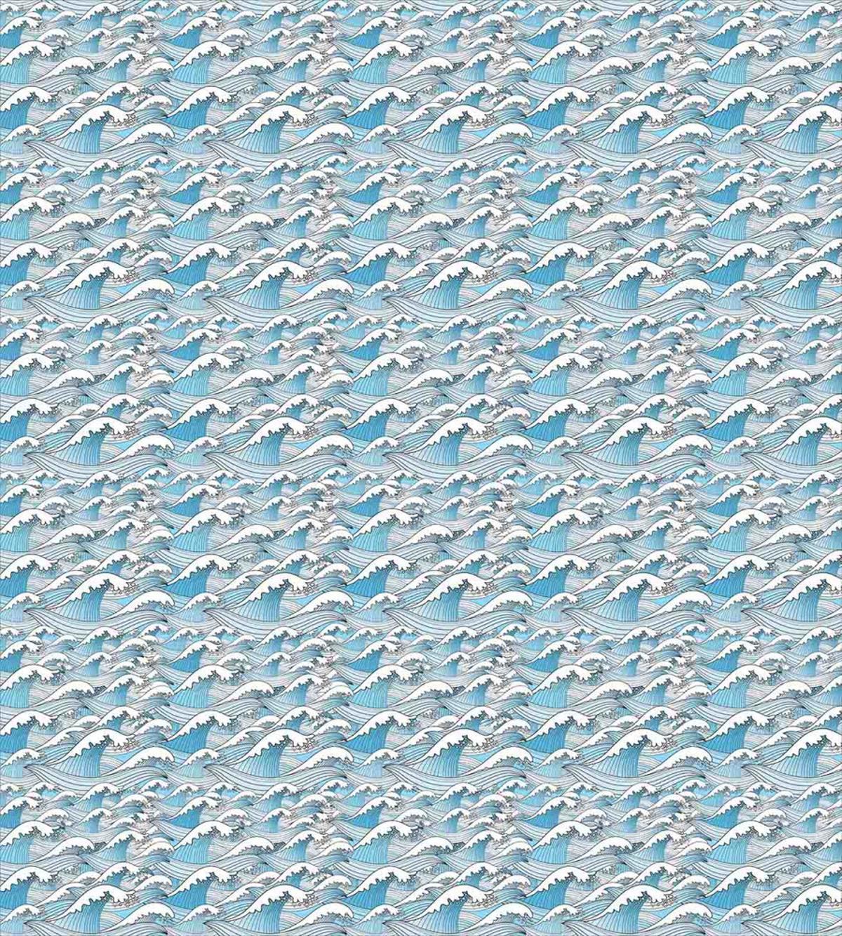 Wavy Sea Marine Stripes — Pattern