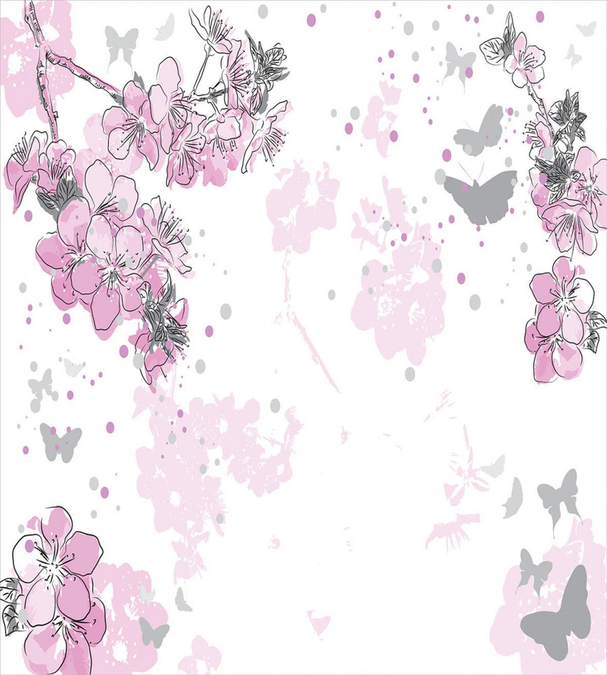 Spring Motif Outline — Pattern